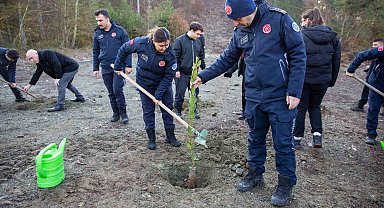Büyükşehir'den kahraman itfaiyecilerin anısına hatıra ormanı