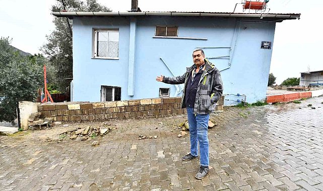 Büyükşehir'den Özdere'deki sel mağdurlarına yardım eli