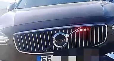 Çakar lamba kullanan aracın sürücüsüne ve sahibine 276 bin lira cezası