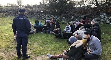 Çanakkale'de 22 kaçak göçmen yakalandı