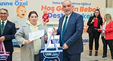 Canik'te anne adaylarına 'Bebek Destek Paketi'