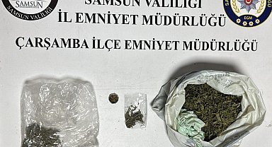 Çarşamba'da uyuşturucuya 3 gözaltı