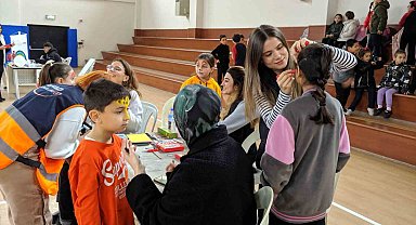 Çatalca'daki Karacaköy İlkokulu'nda "Çocuk Şenliği" etkinliği düzenlendi