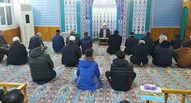 Çine'de vatandaşlar sabah namazında buluştu