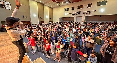 Çocuklar tatil boyunca eğlenceye doydu