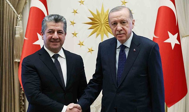 Cumhurbaşkanı Erdoğan, IKBY Başbakanı Mesrur Barzani'yi kabul etti