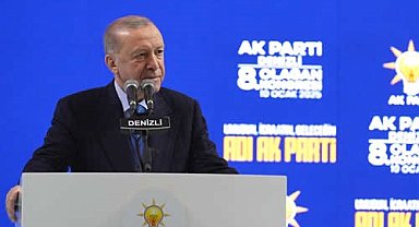 Cumhurbaşkanı Erdoğan; "22 yılda Denizli'ye 385 milyar TL tutarında kamu yatırımı yaptık"