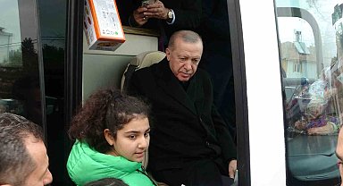Cumhurbaşkanı Erdoğan'a Malatya'da sevgi seli