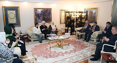 Cumhurbaşkanı Erdoğan'dan İyimaya ailesine taziye ziyareti