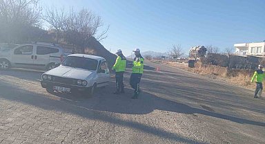 Çüngüş'te trafik denetimi