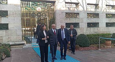 DEM Parti heyeti TBMM Başkanı Kurtulmuş ile görüştü