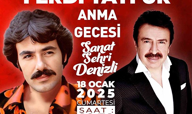 Denizli Büyükşehir Belediyesi Ferdi Tayfur için anma konseri düzenleniyor