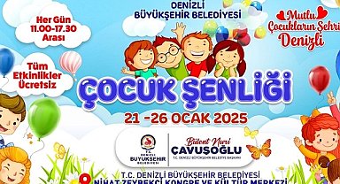 Denizli Büyükşehir'den çocuklara şenlik müjdesi
