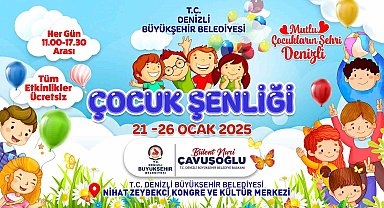 Denizli Büyükşehirden çocuklara şenlik müjdesi