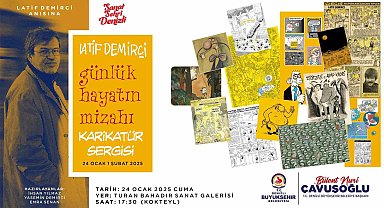 Denizli'de Latif Demirci anısına karikatür sergisi düzenlenecek
