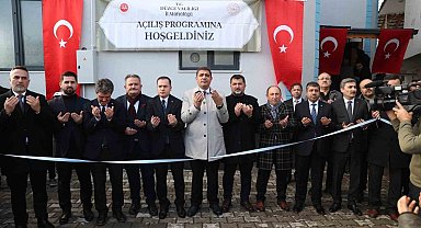 Depremde yıkılan caminin yerine yapıldı