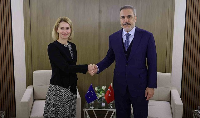 Dışişleri Bakanı Fidan, AB Dış İlişkiler ve Güvenlik Politikası Yüksek Temsilcisi Kallas ile görüştü