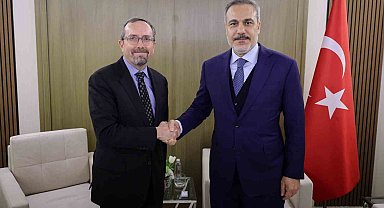 Dışişleri Bakanı Fidan, ABD Dışişleri Bakanlığı Siyasi İşler Müsteşar Vekili Bass'ı kabul etti