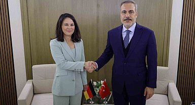 Dışişleri Bakanı Fidan, Alman mevkidaşı Baerbock ile bir araya geldi
