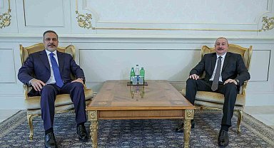 Dışişleri Bakanı Fidan, Azerbaycan Cumhurbaşkanı Aliyev tarafından kabul edildi