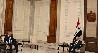 Dışişleri Bakanı Fidan, Irak Cumhurbaşkanı Reşid ile bir araya geldi