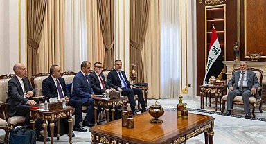 Dışişleri Bakanı Fidan, Irak Temsilciler Meclisi Başkanı Meşhedani ile görüştü