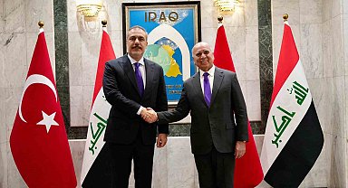 Dışişleri Bakanı Fidan, Iraklı mevkidaşı Hüseyin ile bir araya geldi