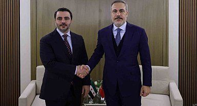 Dışişleri Bakanı Fidan, Suriyeli mevkidaşı Şeybani ile görüştü