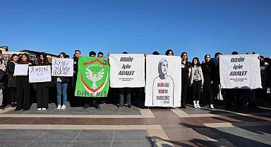 Diyarbakır'da üniversite öğrencileri ve Rojin Kabaiş'in babası "adalet" çağrısında bulundu