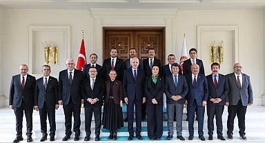 Doğu Anadolu Milletvekilleri TBMM Başkanı Kurtulmuş ile görüştü