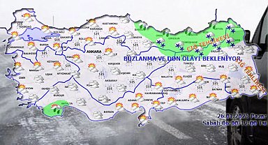 Doğuda çığ, buzlanma ve don... Yurtta bugün hava nasıl olacak?