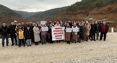 Dolu olmayan barajın suyunu paylaşmak istemeyen mahalleli DSİ'yi protesto etti