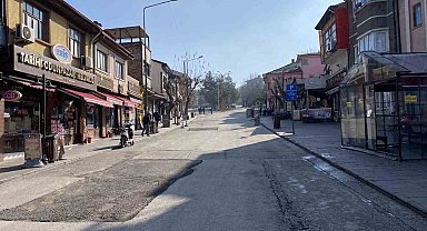 Dondurucu soğuk nedeniyle tarihi bölge boş kaldı