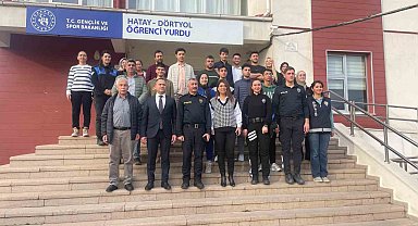 Dörtyol İlçe Emniyet Müdürü Kalkan'dan üniversite öğrencilerine bilgilendirme