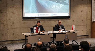 DSO ve DENİB yönetiminde Heımtextıl 2025 Fuarı değerlendirme toplantısı yapıldı