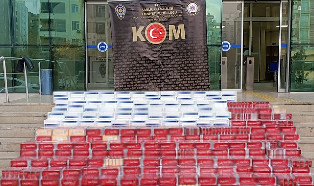 Durdurulan araçtan kaçak sigara çıktı