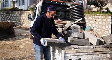 Düzce Belediyesi çalışanları mesaide