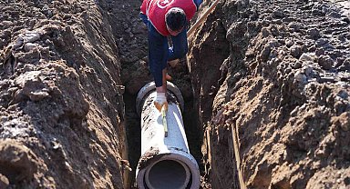 Düzce'de yağmur suyu hattı çalışmaları başladı