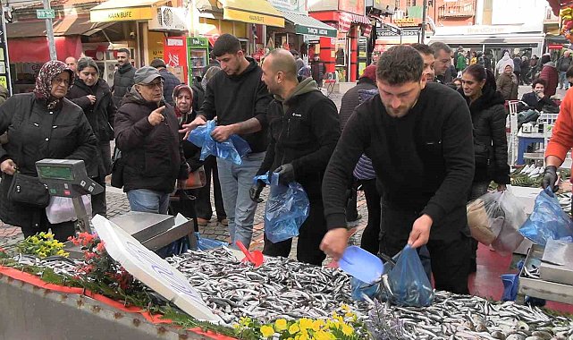 Edirne'de hamsi bolluğu: Kilosu 100 liraya düştü