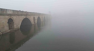 Edirne'yi sis kapladı