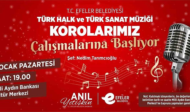 Efeler'in korolarında yeni dönem başlıyor