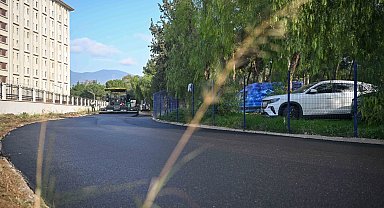 Ege Üniversitesi kampüs yolu yenilendi