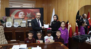 Elazığ'da öğrencilerden Filistin'e destek