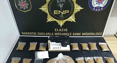 Elazığ'da uyuşturucu ticaretine 2 tutuklama