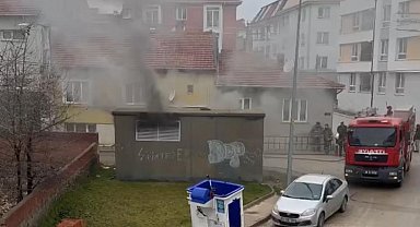Elektrik trafosundaki yangın paniğe sebep oldu