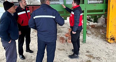 Emet'te selektör makinelerinin çalışması yerinde incelendi