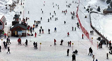 Ergan Kayak Merkezi doldu taştı