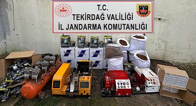 Ergene'de kaçak tütün operasyonu