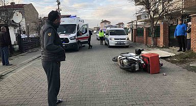 Ergene'de trafik kazası: 1 yaralı