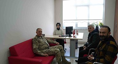 Erzincan İl Jandarma Komutanı Tuğgeneral Yanık'tan İHA'ya ziyaret